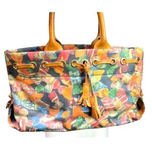 Dooney & Bourke Candy Print Small Vintage Unique Handbag